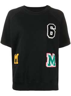 Mm6 Maison Margiela patch detail T-shirt