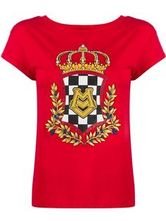 Love Moschino crest print T-shirt