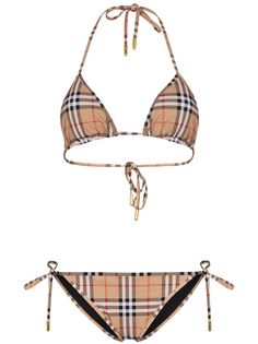 Burberry classic check bikini set