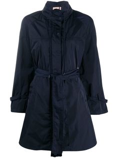 Twin-Set tie waist rain coat