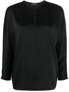 Gianluca Capannolo Judy key-hole neckline blouse