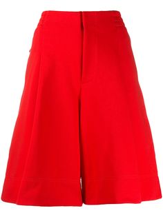 Y-3 high-waisted wide-leg shorts
