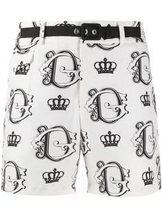 Dolce & Gabbana Underwear monogram belted shorts