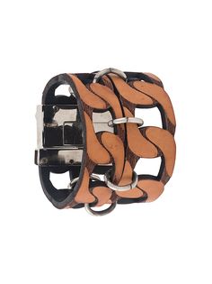 Gianfranco Ferré Pre-Owned цепочный браслет 2000-х годов с вырезами