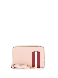 Bally mini stripe wallet
