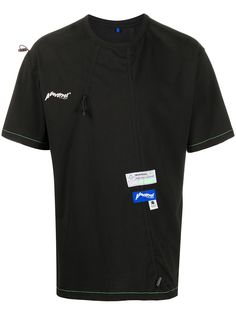 Ader Error ruched detailed crew neck T-shirt