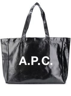 A.P.C. logo print shoulder bag
