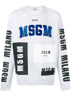 MSGM logo print sweatshirt