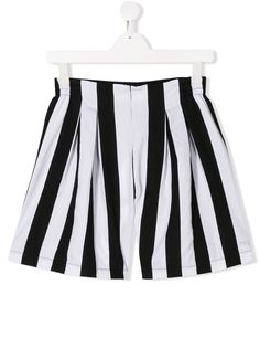 Monnalisa TEEN striped-print shorts