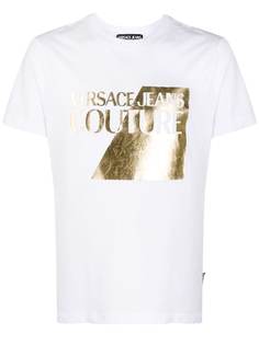Versace Jeans Couture футболка с круглым вырезом и логотипом