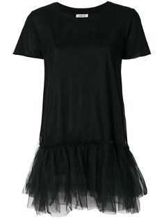 P.A.R.O.S.H. футболка с отделкой из тюля