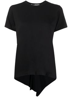 Comme Des Garçons футболка с закругленным подолом и круглым вырезом