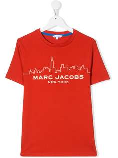 Little Marc Jacobs футболка с круглым вырезом и логотипом