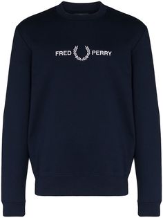 Fred Perry толстовка с логотипом