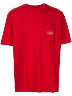 Supreme фактурная футболка