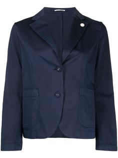Lardini однобортный блейзер строгого кроя