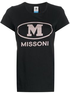 M Missoni logo print round neck T-shirt