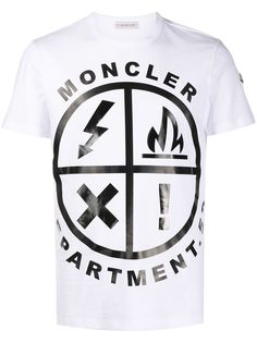 Moncler футболка с логотипом