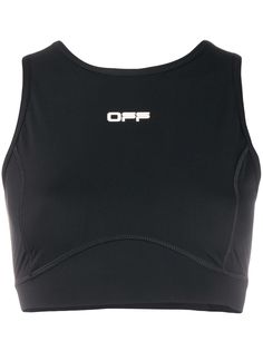 Off-White racer back sports bra