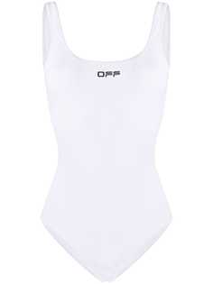 Off-White logo-print one-piece