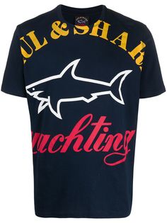 Paul & Shark футболка Large Logo Ringer