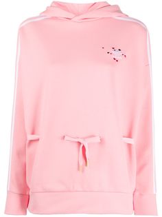 adidas hearts embroidered hoodie