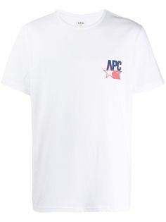A.P.C. logo-print T-shirt