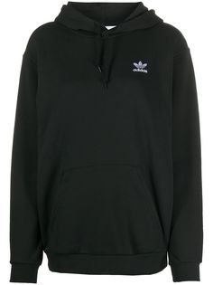 adidas logo embroidered hoodie