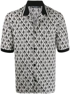 Dolce & Gabbana рубашка-поло с логотипом DG