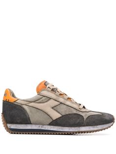 Diadora Equipe H Dirty low-top canvas trainers