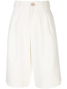 Nicholas pleated wide leg shorts