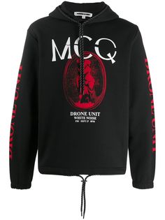 McQ Alexander McQueen Drone printed hoodie