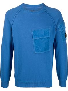 C.P. Company lens detail crew-neck jumper