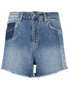 Iceberg faded denim shorts