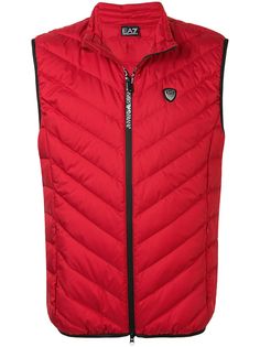 Ea7 Emporio Armani sleeveless Core Shield gilet