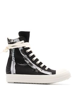 Rick Owens DRKSHDW high-top lace-up sneakers
