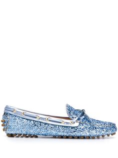 Car Shoe gliter detail loafers