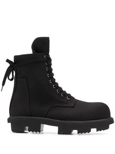 Rick Owens DRKSHDW lace-up ankle boots