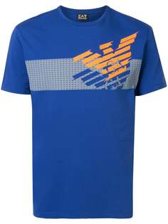 Ea7 Emporio Armani crew neck double eagle T-shirt