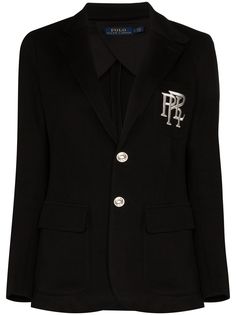 Polo Ralph Lauren embroidered single breasted blazer