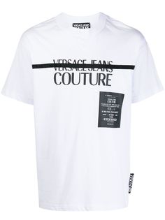 Versace Jeans Couture футболка с графичным принтом