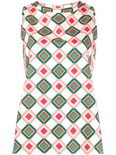 Aspesi geometric print shirt