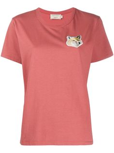 Maison Kitsuné fox-patch T-shirt