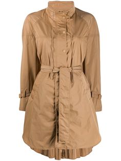 Twin-Set tie waist rain coat