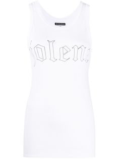 Ann Demeulemeester Jolene print tank top