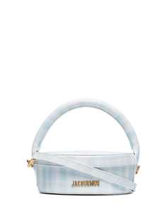 Jacquemus blue and white la Boîte à Gateaux handbag