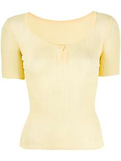 Jacquemus топ La Maille Loiza в рубчик