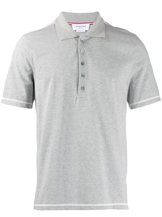 Thom Browne рубашка-поло с короткими рукавами и разрезами сбоку