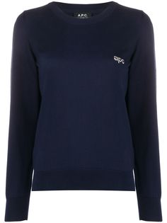 A.P.C. logo detail jumper