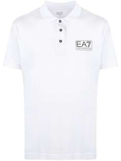 Ea7 Emporio Armani EA7 logo patch polo shirt